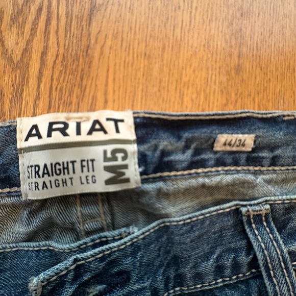 Ariat M5 Gambler Ridgeline Straight Leg Jeans Mens Size 44x 27 Work Casual - Picture 12 of 12